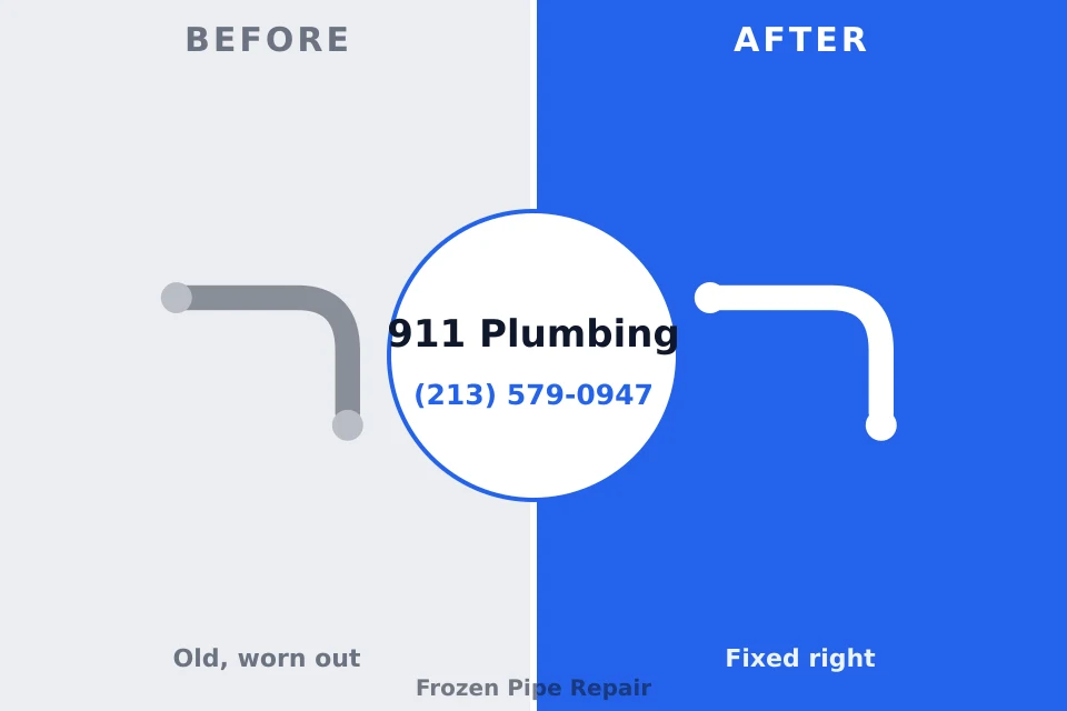 Before and after: plumbing repair Sierra Vista Southeast, AZ